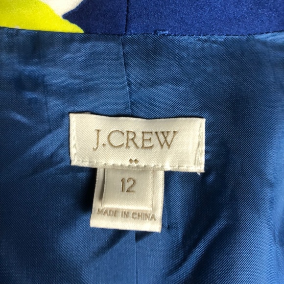 J Crew Floral Blazer Open Front - Picture 2 of 5